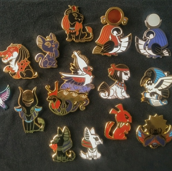 Egyptian Mythology Enamel Pins - Picture 1 of 5